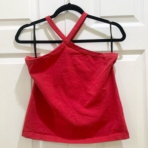 Espirit de Corp Red Halter Top Large